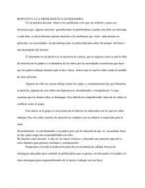 RESPUESTA A LA PROBLEMÁTICA GENERADORA. Página 1