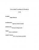 Caso y cuestionario de Técnicas de Negociación