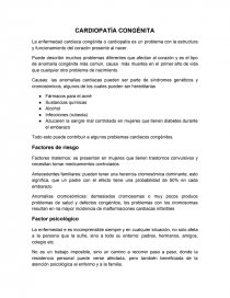 LA CARDIOPATÍA CONGÉNITA. Página 1
