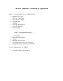 Técnico mecánico automotriz a gasolina