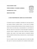 LA GRAN TRANSFORMACIÓN, CAMINO HACIA UN NUEVO MUNDO