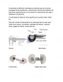 Conociendo la definición metrología