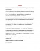 Describe los elementos que componen la estructura del producto: esencial, ampliado y plus