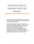 Acreditación de laboratorios de prueba. Encargados en la Acreditación de laboratorios