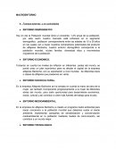 MACROENTORNO Fuerzas externas y no controlables