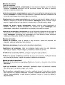 Metodos de solución: Tipos de problemas