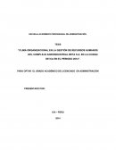 CLIMA ORGANIZACIONAL EN LA GESTIÓN DE RECURSOS HUMANOS DEL COMPLEJO AGROINDUSTRIAL BETA S.A. EN LA CIUDAD DE ICA EN EL PERIODO 2014