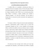 La inspiracion de las sagradas escrituras