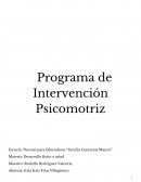 Programa de intervencion-desarrollo fisico y salud