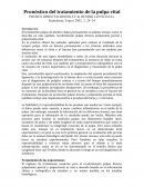 Pronóstico del tratamiento de la pulpa vital