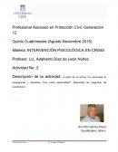 INTERVENCIÓN PSICOLÓGICA EN CRISIS