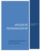 Análisis de programacion de MP