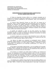 El Índice de Desarrollo Humano (IDH) es un indicador impulsado por el Programa de las Naciones Unidas para el Desarrollo. Página 1