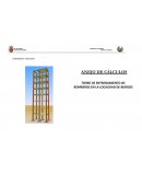 ANEJO DE CÁLCULOS: TORRE DE ENTRENAMIENTO DE BOMBEROS EN LA LOCALIDAD DE BURGOS