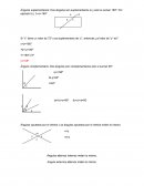 Ángulos suplementarios: