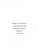 PRUEBAS SITUACIONALES Reclutamiento Y Selección