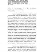 Como avanza una Denuncia juicio sucesorio intestamentario