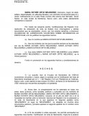 Por medio del presente escrito, Certificaciones del Registro Civil