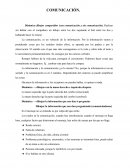 Comunicación - Dinámicas