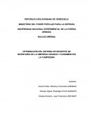 OPTIMIZACIÓN DEL SISTEMA DE REGISTRO DE INVENTARIO DE LA EMPRESA GRANOS Y CONDIMENTOS LA CAMPESINA