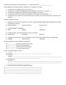 Examen parcial de Español. Sexto grado Grupo “A” .