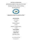 En uqe consiste el Análisis el alma de toga