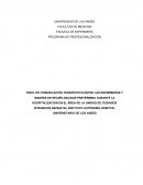 NIVEL DE COMUNICACIÓN TERAPÉUTICA ENTRE LAS ENFERMERAS Y MADRES DE RECIÉN NACIDOS PRETÉRMINO DURANTE LA HOSPITALIZACIÓN