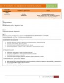 Elaboracion de la portada del bloque I con el tema LA DESCRIPCION DEL MOVIMIENTO Y LA FUERZA