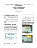 REPORTE INFORMATIVO DEL TERCER TRABAJO DE ARQUITECURA DE COMPUTADORAS