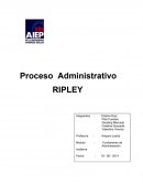 Cual es el Proceso administrativo tienda ripley