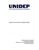 MODELO DE EVALUACIÓN DEL DESEMPEÑO DOCENTE