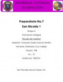 Escala de valores Formación integral