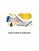 Comic sobre la redacción