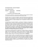 Cuales fueron las causas de la crisis financiera del 2008
