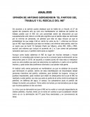 OPINIÓN DE ANTONIO GERSHENSON “EL PARTIDO DEL TRABAJO Y EL RIDÍCULO DEL INE”