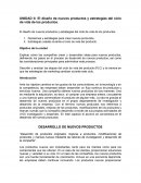 El diseño de nuevos productos y estrategias del ciclo de vida de los productos.