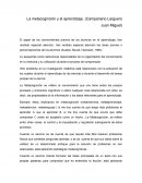 La metacognición y el aprendizaje. (Campanario Larguero Juan Miguel)