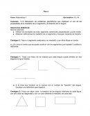 Resolución de problemas geométricos que impliquen el uso de las propiedades de la mediatriz de un segmento y la bisectriz de un ángulo