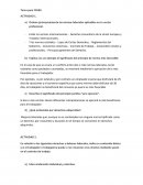 Ordena jerárquicamente las normas laborales aplicables en tu sector profesional.