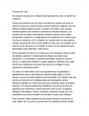 Opinion sobre Proyecto de vida