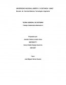 Hacia la elaboración del actual compromiso se tiene en cuenta los temas y conceptos que se han experimentado a través de la segunda unidad del módulo de teoría general de sistemas
