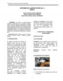 INFORME DE LABORATORIO NO. 2 FÍSICA