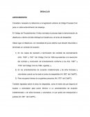 Considero necesario la referencia a la legislación anterior al Código Procesal Civil para un cabal entendimiento del desalojo.