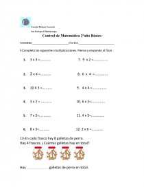 Control de Matemática. Página 1