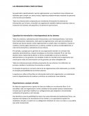 LAS GRANDES ORGANIZACIONES COMO SISTEMAS