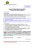 Informe para los alumnos