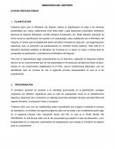 MINISTERIO DEL DEPORTE ETAPAS PREPARATORIAS