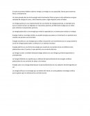 Concepto acerca de Energias