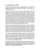 ENSAYO: LA PAZ EMPIEZA POR TI Y POR MI