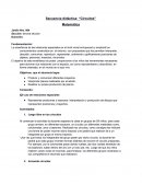 Secuencia didáctica: “Circuitos”